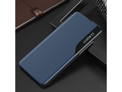 Eco Leather View Case elegantní pouzdro s flipovým krytem a funkcí stojánku Xiaomi Poco M3 / Xiaomi Redmi 9T modré