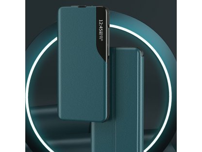 Eco Leather View Case elegantní pouzdro s flipovým krytem a funkcí stojánku Xiaomi Poco M3 / Xiaomi Redmi 9T modré