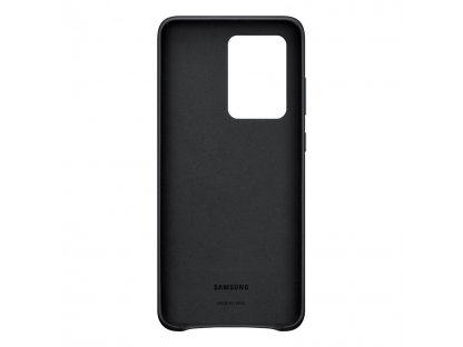 Samsung Kožený Kryt pro Galaxy S20 Ultra - černý