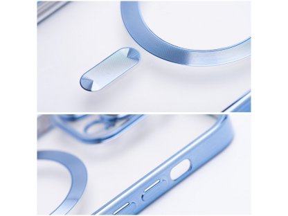 Electro Mag Cover case compatible with MagSafe for IPHONE 15 PLUS blue