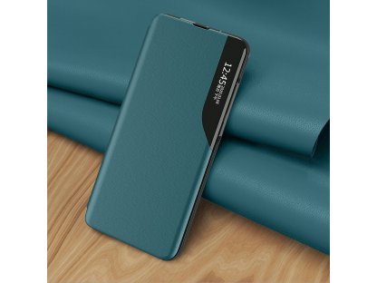 Elegantní knížkové pouzdro Eco Leather View s funkcí stojánku pro Samsung Galaxy S21 Plus 5G fialové