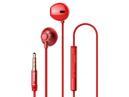 Enock H06 sluchátka s ovládáním červená (NGH06-09)