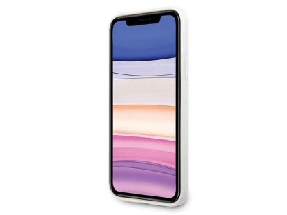 Pouzdro Marble GUHCN61PCUMAWH pro iPhone 11 - bílé