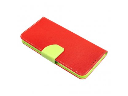 Fancy Book case for SAMSUNG M13 4G red / lime