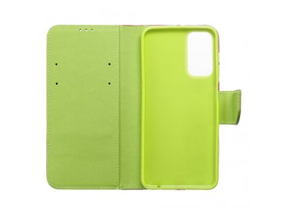 Fancy Book case for SAMSUNG M13 4G red / lime