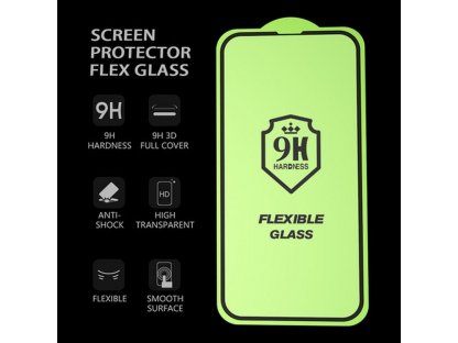 Flexibilní tvrzené sklo Nano Glass 5D Full Glue - Huawei P20 Lite - černá