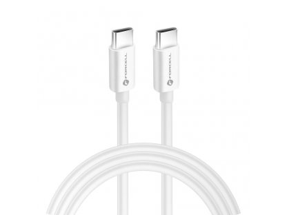 FORCELL kabel USB-C na USB-C QC4.0 5A/20V PD100W C339 2m bílý