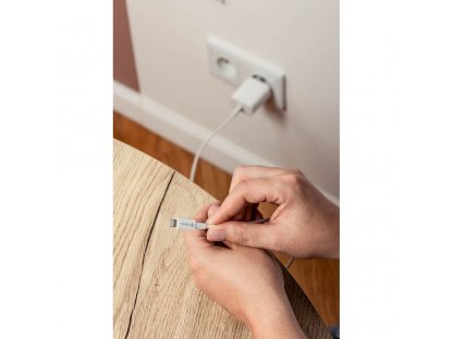 Kabel FORCELL USB-C na Lightning 8-pin MFI 3A/9V 30W (Max) C901 1m bílý