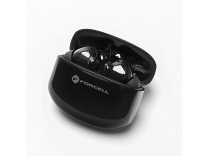 Bezdrátová sluchátka FORCELL F-AUDIOTWS Clear Sound - černá