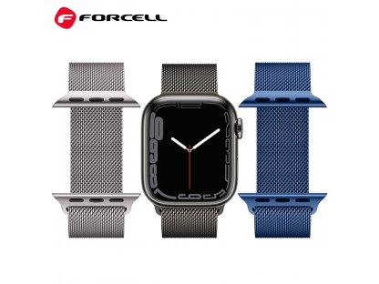 Řemínek FORCELL F-DESIGN FA03 pro Apple Watch 38/40/41 mm - černý