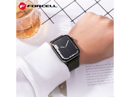 Řemínek FORCELL F-DESIGN FA03 pro Apple Watch 38/40/41 mm - zelený