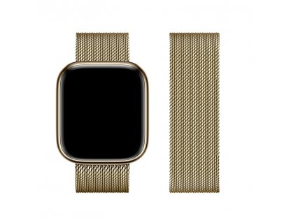 Řemínek FORCELL F-DESIGN FA03 pro Apple Watch 38/40/41mm - zlatý