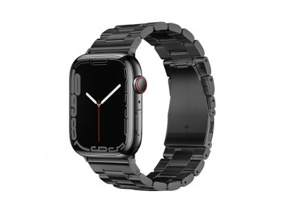 Řemínek FORCELL F-DESIGN FA10 pro Apple Watch 42/44/45/49 mm - černý