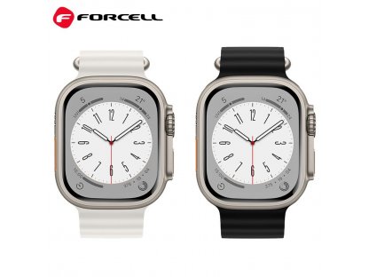 Řemínek FORCELL F-DESIGN FA12 pro Apple Watch 38/40/41 mm - černý