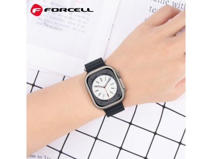 Řemínek FORCELL F-DESIGN FA12 pro Apple Watch 38/40/41 mm - modrý