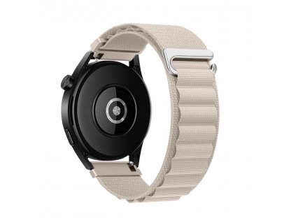 Řemínek FORCELL F-DESIGN FS05 pro Samsung Watch 22mm - béžový