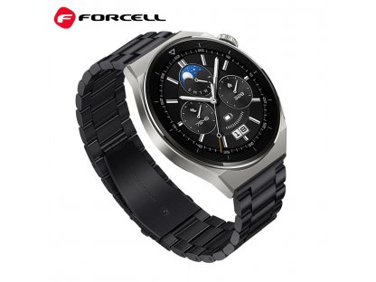 Řemínek FORCELL F-DESIGN FS06 pro Samsung Watch 20 mm - černý