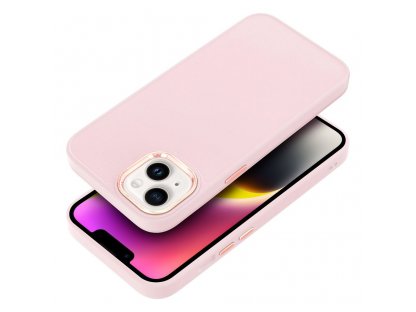 Pouzdro FRAME pro iPHONE 14 - pudrově růžové