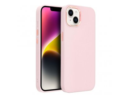 Pouzdro FRAME pro iPHONE 14 - pudrově růžové