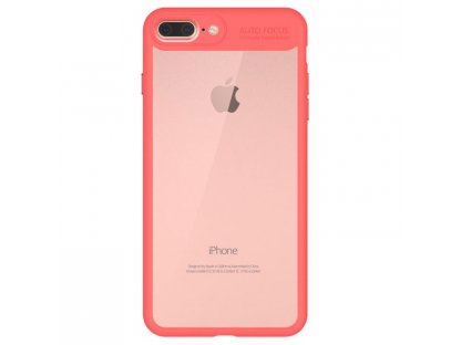 Frame elastické gelové pouzdro s rámem iPhone 8 Plus / 7 Plus červené