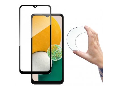 Full Cover Flexi Nano glass film tvrzené sklo s rámečkem pro Samsung Galaxy A13 5G - transparentní