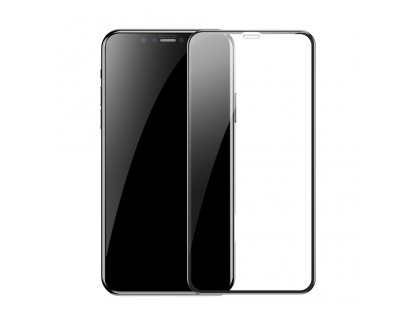 Full Coverage tvrzené sklo 3D na celý displej iPhone XS Max černé (SGAPIPH65-KC01)