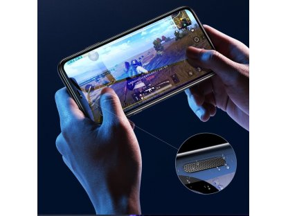 Full-screen tvrzené sklo 3D na celý displej s krytem na reproduktor Apple iPhone XR černé (SGAPIPH61-WA01)