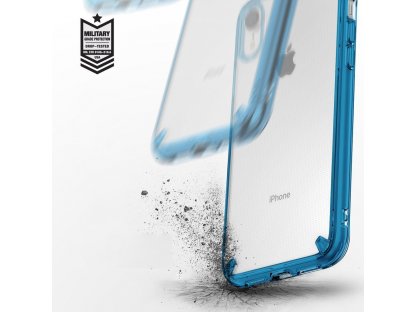 Fusion Matte pouzdro s gelovým rámem iPhone XR průsvitné