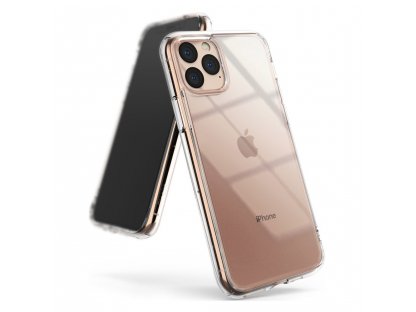 Fusion pouzdro s gelovým rámem iPhone 11 Pro Max průsvitné (FSAP0042)