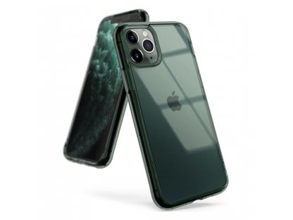 Fusion pouzdro s gelovým rámem iPhone 11 Pro Max zelené (FSAP0049)