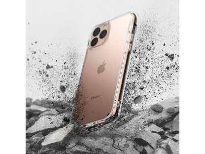 Fusion pouzdro s gelovým rámem iPhone 11 Pro Max zelené (FSAP0049)