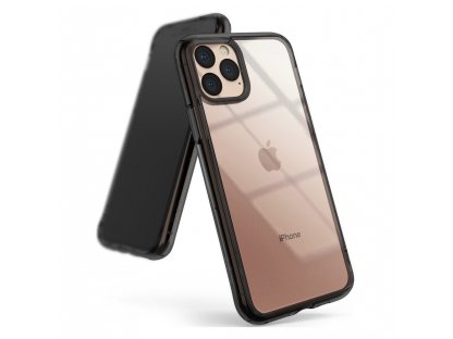 Fusion pouzdro s gelovým rámem iPhone 11 Pro šedé (FSAP0039)