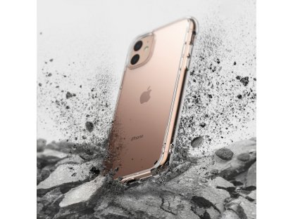 Fusion pouzdro s gelovým rámem iPhone 11 průsvitné (FSAP0040)