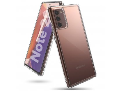 Fusion pouzdro s gelovým rámem Samsung Galaxy Note 20 průsvitné (FSSG0080)