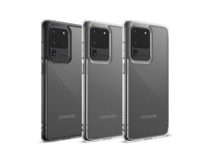 Fusion pouzdro s gelovým rámem Samsung Galaxy S20 Ultra průsvitné (FSSG0075)