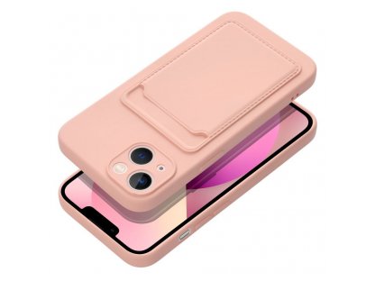 Pouzdro Forcell CARD CASE pro iPHONE 14 ( 6.1 ) - růžové