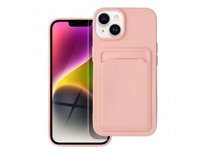 Pouzdro Forcell CARD CASE pro iPHONE 14 ( 6.1 ) - růžové