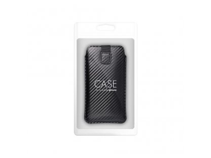 Univerzální pouzdro Forcell POCKET Carbon - model 17 - pro SAMSUNG A02s / A03s / A12 / A21s / A32 5G / A42 5G / A72 5G / M12 XIAOMI Redmi 9A / 9AT / 9c / Note 10 PRO / Mi11 OPPO A52 / A72 / A92 REALME 7i VIVO Y52 5G / Y72 5G