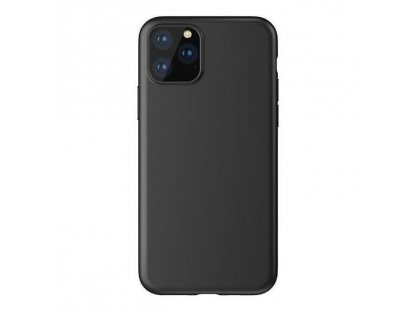 Gelové elastické pouzdro Soft Case pro iPhone 12 mini černé