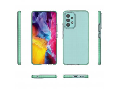 Gelové pouzdro Spring Case s barevným rámečkem pro Samsung Galaxy A53 5G černé