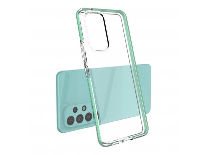 Gelové pouzdro Spring Case s barevným rámečkem pro Samsung Galaxy A53 5G černé