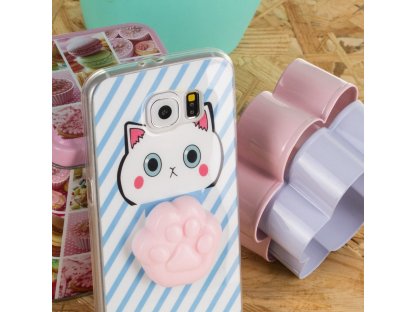 Gelové pouzdro Squishy animal gumová hračka 4D Samsung Galaxy S9 G960 ťapka