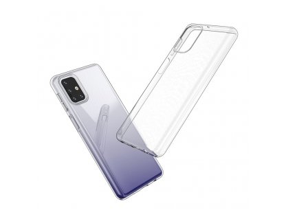 Gelové pouzdro Ultra Clear 0.5mm Samsung Galaxy M31s průsvitné