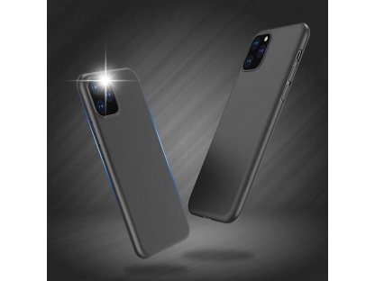 Gelový elastický zadní kryt Soft Case pro iPhone 11 černý