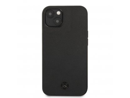 Genuine Leather Meshed Zadní Kryt pro iPhone 13 Mini černý MEHCP13SMBLBK