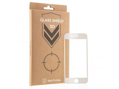 Glass Shield 5D sklo pro iPhone 7 / 8 / SE 2020 bílé