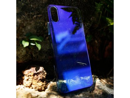 Glaze Case pouzdro ombre stínované iPhone X modré