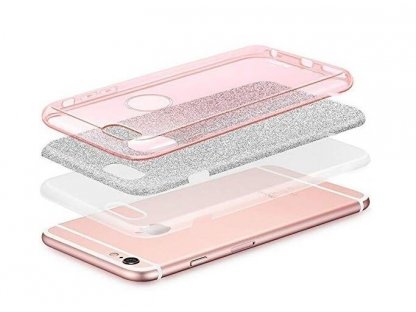 Glitter Case lesklé pouzdro s brokátem iPhone SE / 5S / 5 černé