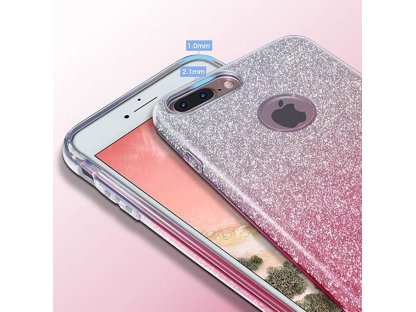 Glitter Case lesklé pouzdro s brokátem iPhone SE / 5S / 5 černé