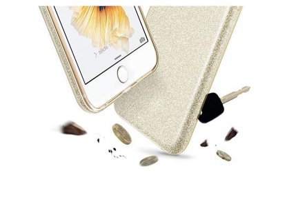 Glitter Case lesklé pouzdro s brokátem Samsung Galaxy A40 červené